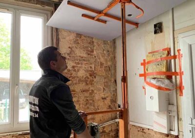 Pose de faux plafond